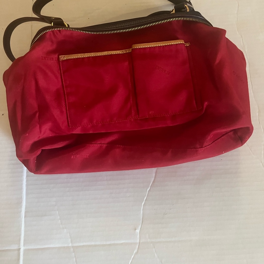 MZ Wallace Navy and Gold Tote Bag 20 inches by 12 inches - Picture 7 of 7